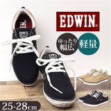 EDWIN スニーカー EDW7762 エドウィン 通販 メンズ ローカットスニーカー 軽量 幅広 ウォーキングシューズ 歩きやすい シューズ 紐靴 靴 くつ クツ カジュアルシューズ おしゃれ かわいい