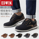 edwin スニーカー メンズ 通販 エドウィン 靴 くつ 防水 軽量 軽い 運動靴 ローカット 防滑 滑らない 雪 雨 シンプル 疲れにくい おしゃれ カジュアル 幅広 ゆったり シューズ