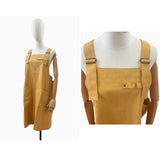 エドウィン エプロン EDWIN 通販 かぶるだけ ワークエプロン カフェエプロン 保育士エプロン 綿 コットン オックス タバード おしゃれ シンプル レディース メンズ 無地エプロン