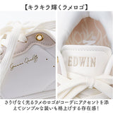 EDWIN スニーカー レディース 通販 レディーススニーカー ローカットスニーカー 軽量 女子 歩きやすい シューズ 靴 くつ クツ カジュアルシューズ おしゃれ かわいい シンプル 通勤 通学