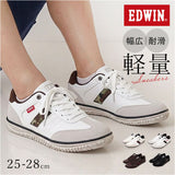 EDWIN スニーカー EDW7763 通販 エドウィン 靴 メンズ ローカットスニーカー 軽量スニーカー 幅広スニーカー 耐滑シューズ 軽量 軽い 滑りにくい 幅広 ワイド 大人 社会人 高校生 中学生