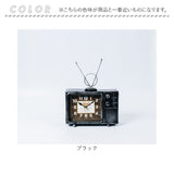 置き時計 おしゃれ 楽天 アンティークモチーフ En Fance EF-CL11 アンファンス 時計 アナログ時計 置時計 かわいい ヴィンテージモチーフ 卓上時計 アナログ テレビジョン 置物 子供部屋