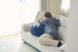moz モズ ビーズクッション EF-CU05 楽天 枕 座布団 直径50cm×高さ20cm かわいい クッション おしゃれ 肘掛け ひじ掛け 大きめ 北欧 雑貨 ブランド エルク ふわふわ リビング 子供部屋
