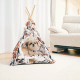 犬 猫 ハウス おしゃれ 室内 楽天 キャットハウス ドッグハウス ティピーテント ペットハウス アンファンス EF-PT04 ペットベット ベッド イヌ ネコ いぬ ねこ 寝床 かわいい コンパクト