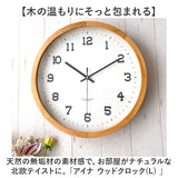 時計 壁掛け おしゃれ 通販 壁掛け時計 掛け時計 掛時計 かけ時計 壁時計 ウォールクロック クロック スイープ秒針 スイープムーブメント 静か Eina EIN-290 寝室 書斎 リビングルーム
