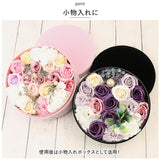 フラワー 通販 フラワーボックス エレガントラウンドボックス  花の形 花びら フラワーギフト 造花 バスペタル ギフト プチギフト 贈り物 バス用品 バスグッズ