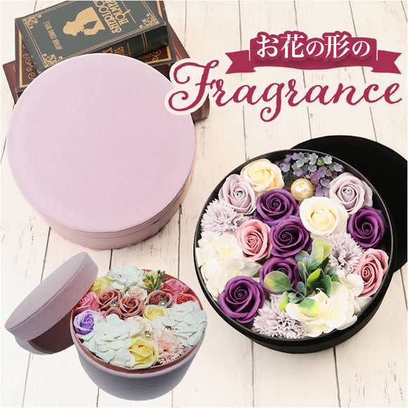 フラワー 通販 フラワーボックス エレガントラウンドボックス  花の形 花びら フラワーギフト 造花 バスペタル ギフト プチギフト 贈り物 バス用品 バスグッズ