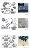 ステッカー  スヌーピー SNOOPY  車 エンブレムステッカー エンブレム スーツケース 通販 シール デコレーション  カーアクセサリー  pn105107-1 2090782 1543-SN107