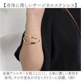サージカルステンレス バングル 通販 ブレスレット レディース きれいめ 上品 アクセサリー ジュエリー シンプル 華奢 レディースアクセサリー おしゃれ オフィス ギフト 普段使い 仕事