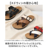 EDWIN サンダル 通販 コンフォートサンダル サンダルシューズ EW5114 トングサンダル 紳士サンダル エドウィン 靴 シューズ メンズ エドウイン 春 夏 春夏 歩きやすい 父の日 ギフト