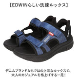EDWIN サンダル 通販 ハンズフリー 靴 スポーツサンダル メンズ EW7101 スポサン サンダルシューズ 紳士サンダル エドウィン シューズ エドウイン 春 夏 春夏 歩きやすい 贈り物 ギフト