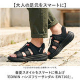 EDWIN サンダル 通販 ハンズフリー 靴 スポーツサンダル メンズ EW7102 スポサン サンダルシューズ 紳士サンダル エドウィン シューズ エドウイン 春 夏 春夏 歩きやすい 贈り物 ギフト