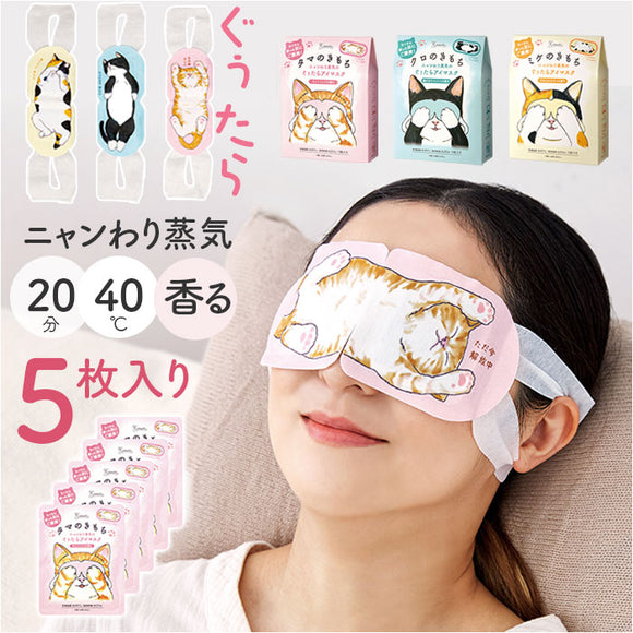 アイマスク 使い捨て 可愛い 通販 使い捨てアイマスク 温熱アイマスク ホットアイマスク 5枚入り アロマタイプ 目元ケア 目元 ケア 心地よい 温熱 リラクゼーショングッズ お礼 お返し