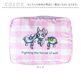 パワーパフガールズ ポーチ F258120 通販 THE POWERPUFF GIRLS パワパフガールズ メイクポーチ コスメポーチ 化粧ポーチ 小物入れ パワパフ 大きめ マチあり マチ付き かわいい おしゃれ