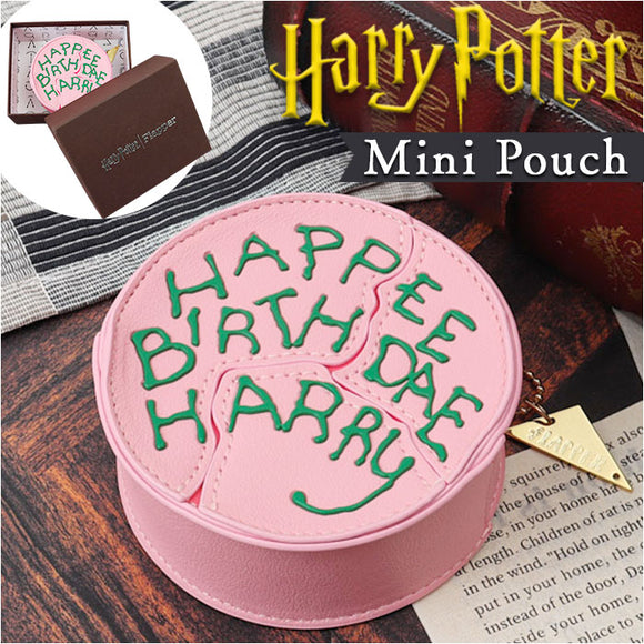 ハリーポッター グッズ ポーチ F258122 通販 HarryPotter バースデーケーキ HAPPEE BIRTHDAE ダイカットポーチ 小物入れ 化粧ポーチ 小物ポーチ かわいい おしゃれ レディース 合皮