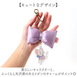 トムとジェリー キーホルダー F258134 通販 Tom and Jerry Tom & Jerry バッグチャーム キーチャーム キーリング キラキラ リボン トムジェリ かわいい アクキー おしゃれ レディース