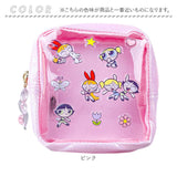 コスメポーチ 通販 The Powerpuff Girls グッズ パワパフグッズ FLAPPER 小物入れ 化粧ポーチ 携帯 持ち歩き ステッカー風ポーチ マチあり おしゃれ 可愛い キャラクター 中高生 大人