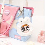 パワーパフガールズ キーホルダー 通販 The Powerpuff Girls グッズ パワパフグッズ FLAPPER うさみみポーチ コイン入れ 小物入れ キーチャーム バッグチャーム おしゃれ 可愛い