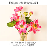 蓮 花 造花 通販 蓮の花 はすの花 アーティフィシャルフラワー アーティフィシャルグリーン アートフラワー フェイクフラワー フェイクグリーン インテリア 観葉植物 ブッシュ