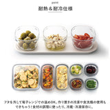 Like-it ライクイット 保存容器 S 4個 通販 容器 調理ができる 電子レンジ レンジ 食洗器 薄型 積み重ね すっきり 加熱 作り置き 冷凍庫 汚れが付きにくい お手入れ簡単 パッキン付き