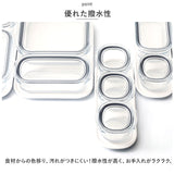 Like-it ライクイット 保存容器 S 4個 通販 容器 調理ができる 電子レンジ レンジ 食洗器 薄型 積み重ね すっきり 加熱 作り置き 冷凍庫 汚れが付きにくい お手入れ簡単 パッキン付き
