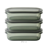 ライクイット保存容器 通販 Mサイズ 3個セット 四角 フードコンテナ 保存容器 キャニスター プラスチック 耐熱 電子レンジＯＫ 食洗器 冷凍庫ＯＫ 作り置き 時短 パッキン 日本製 透明