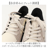 Pansy パンジー スニーカー 通販 Pansy fee des fleurs 脱ぎ履き簡単 紐靴 ひも靴 レディース 軽量シューズ シューズ メンズライク スポーティ きれいめスニーカー 3E 幅広 レースアップ