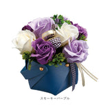 ソープフラワー おしゃれ 通販 クレール アレンジメントフラワー アーティフィシャルフラワー アレンジ 造花 フラワーアレンジメント 花 ギフト 置物 フラワーギフト 誕生日 お祝い