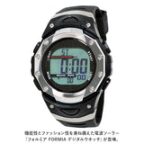 腕時計 メンズ デジタル 通販 デジタルウオッチ リストウオッチ 時計 腕 ソーラー 電波 防水 ストップウオッチ タイマー おしゃれ カレンダー 男の子 子供 子ども FORMIA FDM7861