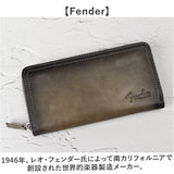 Fender フェンダー 長財布 504 通販 ロングウォレット メンズ財布 お財布 さいふ サイフ ロング ウォレット 財布 ラウンドファスナー 小銭入れ おさいふ レザー 革 札入れ カード入れ