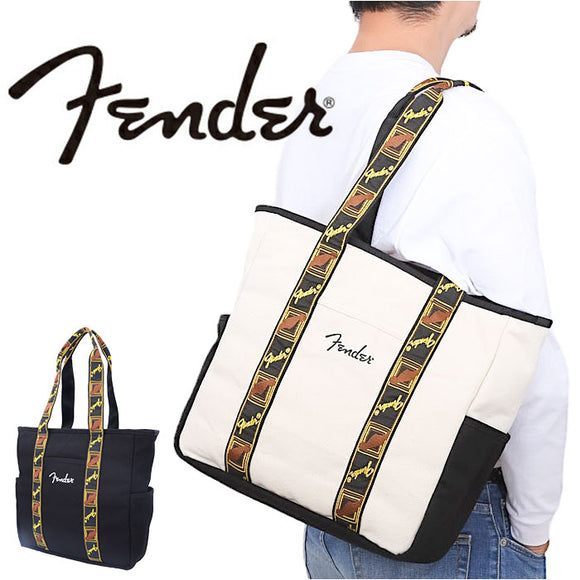 Fender フェンダー トートバッグ 大容量 6003 通販 トートバック トート 手提げ 肩掛けバッグ 肩掛けバック 肩掛け 大きめ 大きい キャンバス 軽量 軽い 帆布 コットン A4 カジュアル