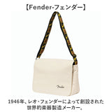 fender フェンダー バッグ 950-6004 通販 ショルダーバッグ ボディバッグ 斜めがけバッグ ショルダーバック メッセンジャーバッグ フラップ 布 コットン 帆布 小さめ B5 ブランド 通学