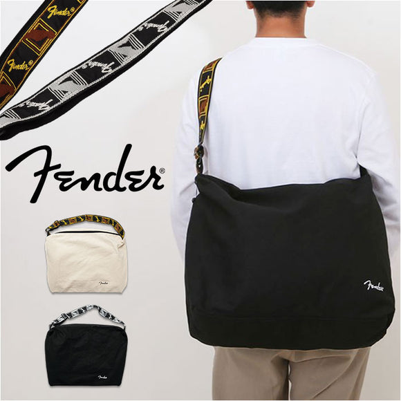 fender フェンダー バッグ 950-6004 通販 ショルダーバッグ ボディバッグ 斜めがけバッグ ショルダーバック メッセンジャーバッグ ブランド 布 コットン 帆布 大きめ A4 A3 B4 大容量
