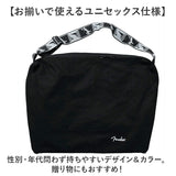 fender フェンダー バッグ 950-6004 通販 ショルダーバッグ ボディバッグ 斜めがけバッグ ショルダーバック メッセンジャーバッグ ブランド 布 コットン 帆布 大きめ A4 A3 B4 大容量