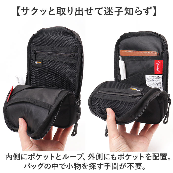 Fender フェンダー ショルダーポーチ スマホポーチ 6060 通販 スマホショルダー ショルダーバッグ ポーチ ショルダーバック ショルダー 肩掛け 斜めかけ 斜め掛け ななめがけ コンパクト