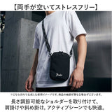 Fender ショルダーバッグ フェンダー 950-6072 通販 ショルダーバック ミニショルダーバッグ スマホショルダー 斜めがけバッグ ブランド ナイロン メンズ かっこいい 小さめ 旅行 軽量