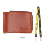 財布 メンズ 二つ折り 本革 ブランド 通販 Fender フェンダー 950-701 マネークリップ 二つ折り財布 2つ折り財布 革財布 コンパクト 薄い財布 薄型財布 レザー 薄い 小銭入れあり