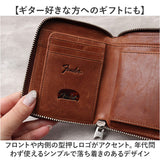 財布 メンズ 二つ折り 本革 ブランド 通販 Fender フェンダー 950-703 二つ折り財布 2つ折り財布 革財布 コンパクト ファスナー ラウンドファスナー レザー 小銭入れあり