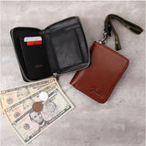 財布 メンズ 二つ折り 本革 ブランド 通販 Fender フェンダー 950-703 二つ折り財布 2つ折り財布 革財布 コンパクト ファスナー ラウンドファスナー レザー 小銭入れあり