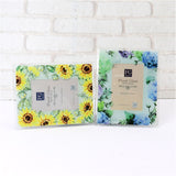 フォトフレーム おしゃれ 通販 写真たて フォトスタンド 写真立て ガラスフレーム スタンド L判 16×19.5 かわいい 可愛い 立て掛け式 クリア 花柄 フラワー 誕生日 ギフト お祝い