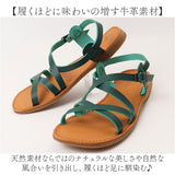 サンダル 日本製 フラットサンダル 通販 レディース 本革 figurino フィグリーノ レディースサンダル ストラップサンダル レザー レザーサンダル アンクルストラップ 夏 ストラップ