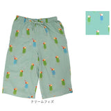 ステテコ おしゃれ 通販 レディース メンズ ルームウェア パンツ 部屋着 すててこ 7分丈 パジャマ ハーフパンツ 肌着 接触冷感 クール 夏 ボトムス ユニセックス 短め 可愛い かわいい