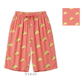ステテコ おしゃれ 通販 レディース メンズ ルームウェア パンツ 部屋着 すててこ 7分丈 パジャマ ハーフパンツ 肌着 接触冷感 クール 夏 ボトムス ユニセックス 短め 可愛い かわいい