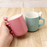 マグカップ キャラクター 可愛い 通販 マグ まぐ カップ フィギュア付きマグ コップ おもしろグッズ 食器 おしゃれ サンアート おもしろ食器 のっかりフィギュア付き かわいい グッズ