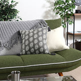 クッションカバー 45×45cm 綿 通販 クッション カバー 45 45cm おしゃれ さらさら シンプル オシャレ タッセル付き 洗える 洗濯 リビング ソファ 寝室 ベッド テキスタイル ファブリック