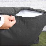 クッションカバー 45×45cm 綿 通販 クッション カバー 45 45cm おしゃれ さらさら シンプル オシャレ 無地 洗える 洗濯 リビング ソファ 寝室 ベッド テキスタイル ファブリック