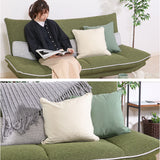 クッションカバー 45×45cm 綿 通販 クッション カバー 45 45cm おしゃれ さらさら シンプル オシャレ 無地 洗える 洗濯 リビング ソファ 寝室 ベッド テキスタイル ファブリック