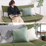 クッションカバー 45×45cm 綿 通販 クッション カバー 45 45cm おしゃれ さらさら シンプル オシャレ 無地 洗える 洗濯 リビング ソファ 寝室 ベッド テキスタイル ファブリック