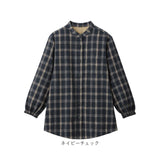 チェックシャツ 裏フリースシャツ 通販 レディース シャツ 長袖 アウター オフィス ビジネス 暖かい 秋冬 おしゃれ ロングシャツ カジュアル 長袖シャツ 羽織り ゆったり 体型カバー