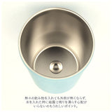 Fleur フルール タンブラー ステンレス 蓋付き 260ml 通販 フタ付き 保冷 保温 洗いやすい レトロ 花柄 フタ ふた 蓋 オフィス おしゃれ かわいい 昭和レトロ ギフト 贈り物
